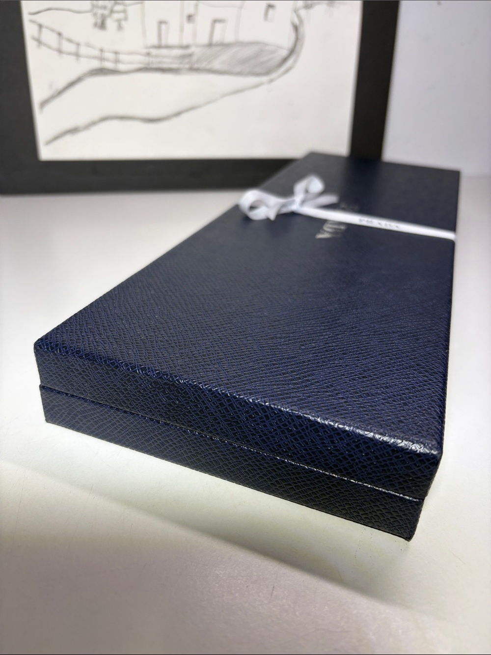 Prada Accessory Empty Box With Ribbon - Picture 3 of 7